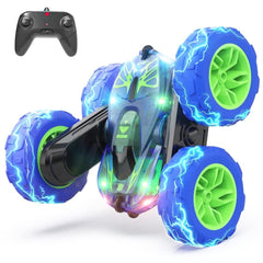 YCFUN SK03 LED RC Car, 2.4GHz Double Side 360 Flips RC Stunt Car