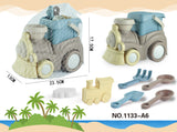 Kids Outdoor Beach Toys, YCFUN Sand Tools Beach Toys for Kids, with Model Train Kids Shovel