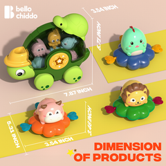 YCFUN Bath Toys for Toddlers Wall Bathtub Toy Slide for Kids 3 4 5 6 Years, Bath Toys for Kids Ages 4-8, 49 PCS DIY Slide Bath Toys with Wind-Up Duck, Shower Water Track Toys Gifts for Boys Girls