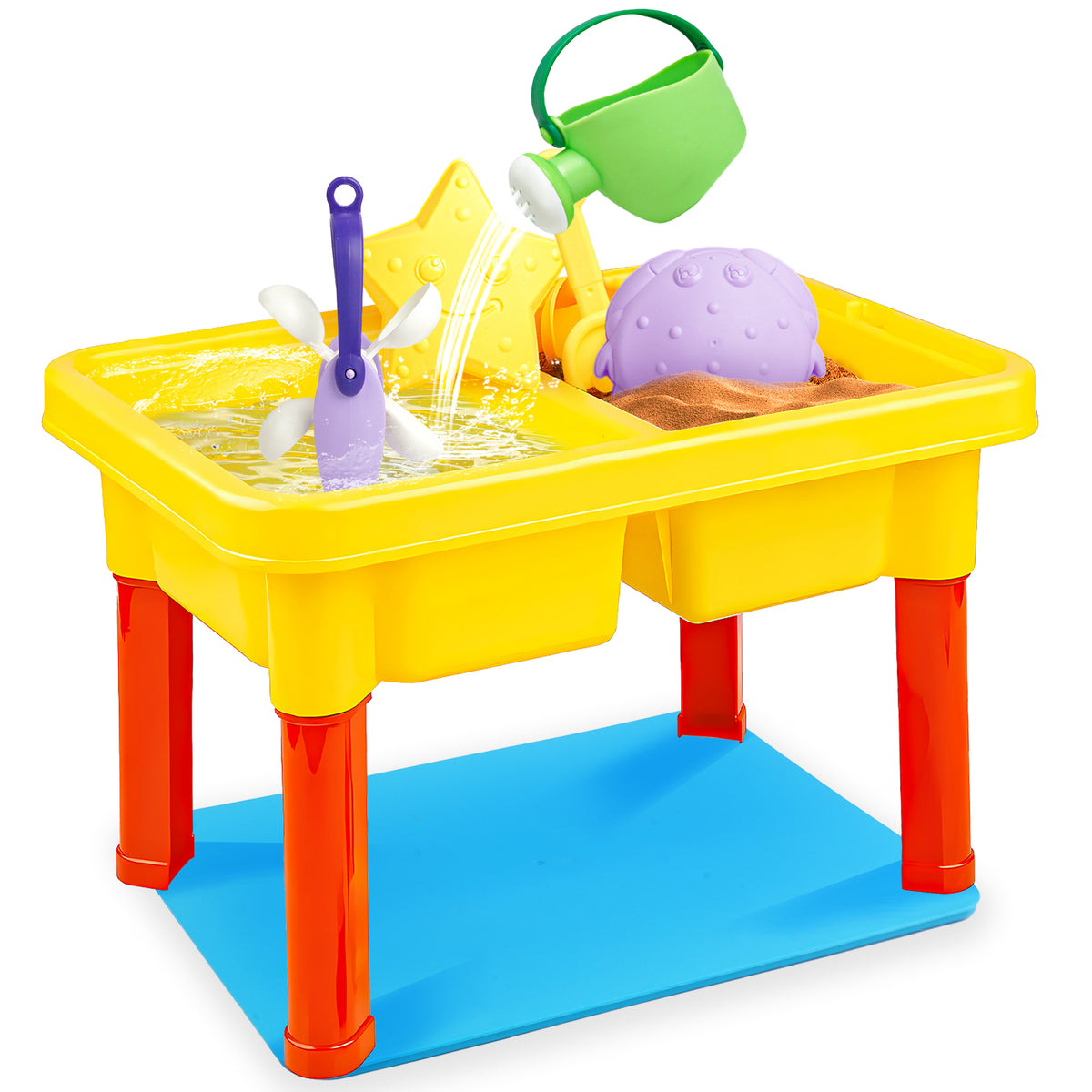 YCFUN Sand and Water Play Table Toys Outside Beach Toys for Boys Girls