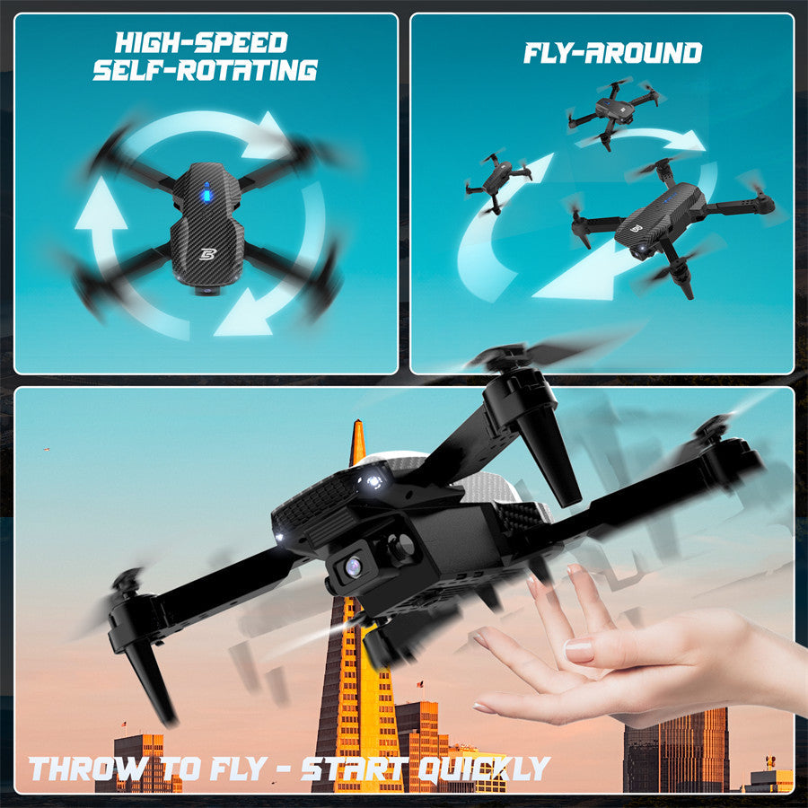 YCFUN BD101 Drone with 1080P Camera for Adults and Kids, Foldable FPV Remote Control Drone with Gestures Selfie, Auto Hover