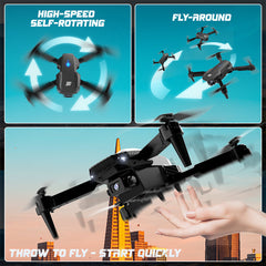 YCFUN BD101 Drone with 1080P Camera for Adults and Kids, Foldable FPV Remote Control Drone with Gestures Selfie, Auto Hover